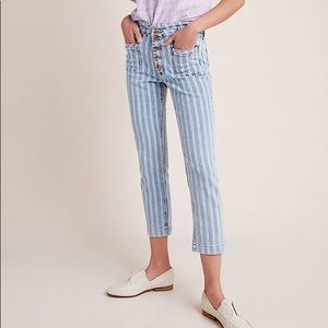 *NEW* Anthropologie striped jeans